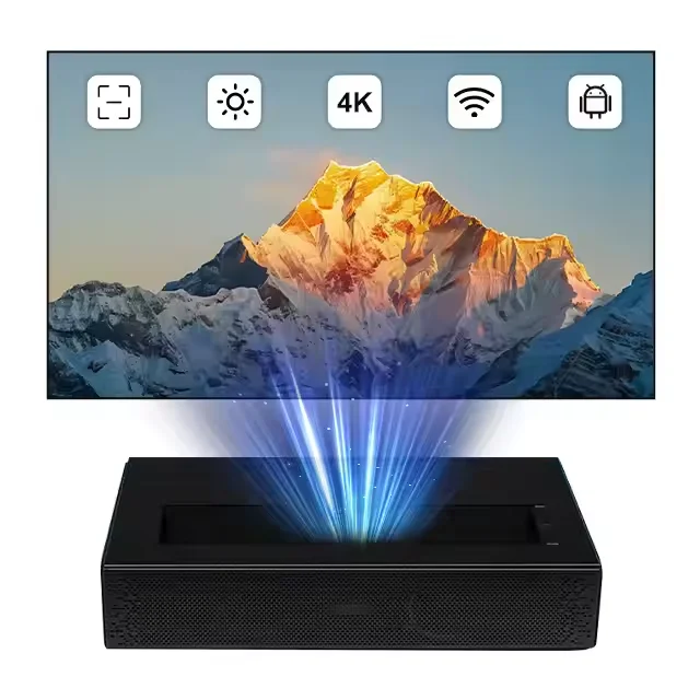 Home Cinema Ultra Short Throw Projector - Proyektor Salange Terbaru D068 Dengan Android