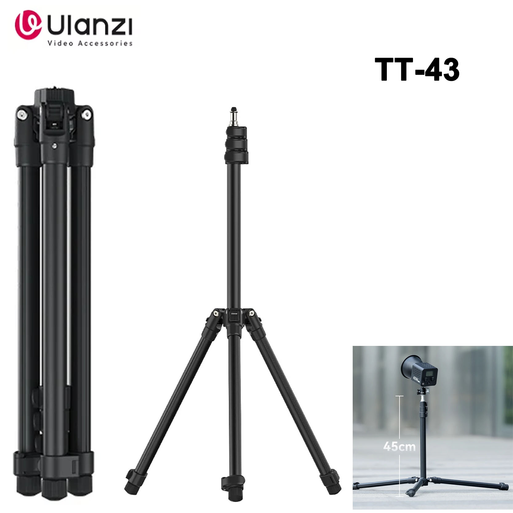 Projector Tripod Stand - Ulanzi TT43 1.9M Tripod Penyangga Lampu