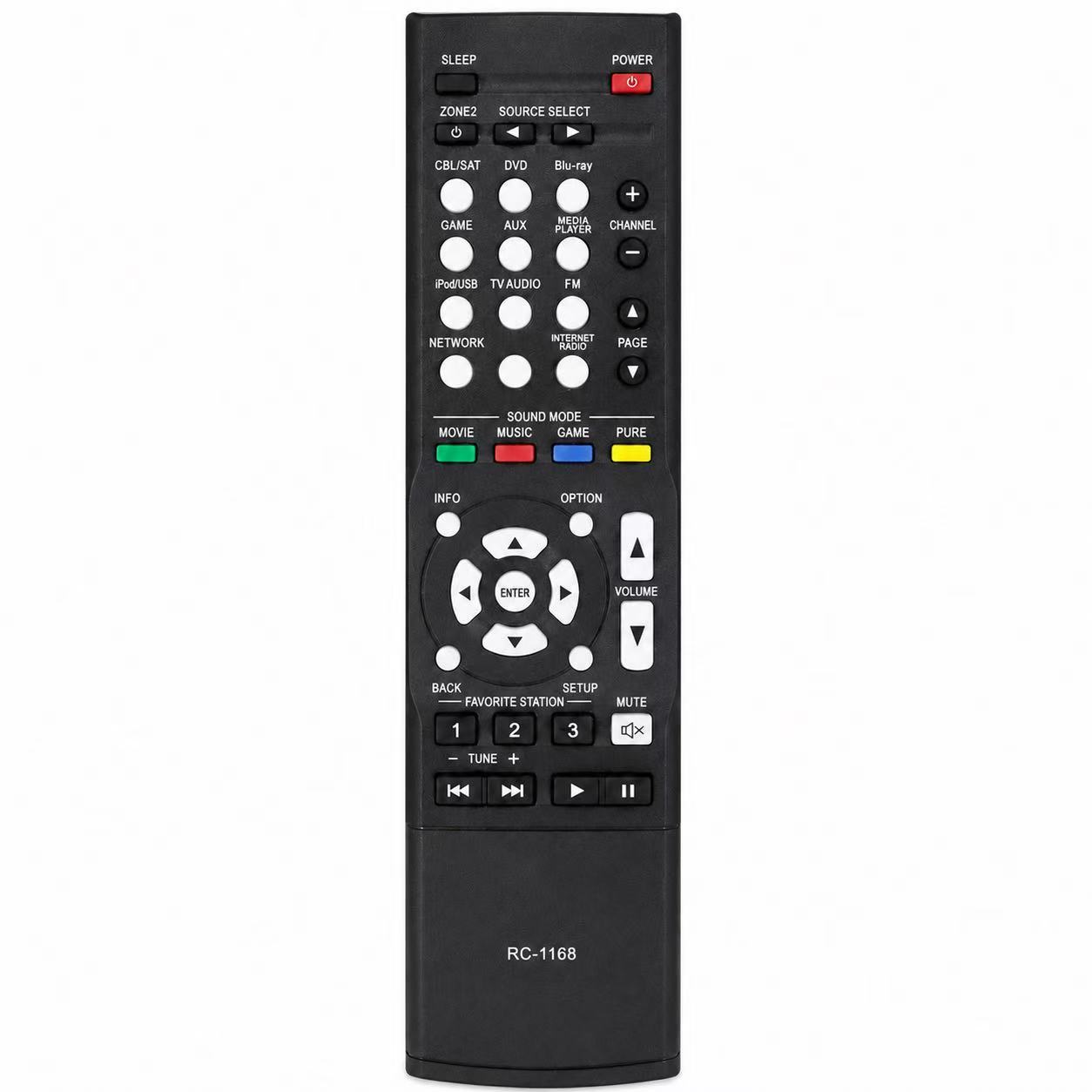 Home Cinema Denon - RC‑1168 Remote Controller Pengganti Baru Cocok