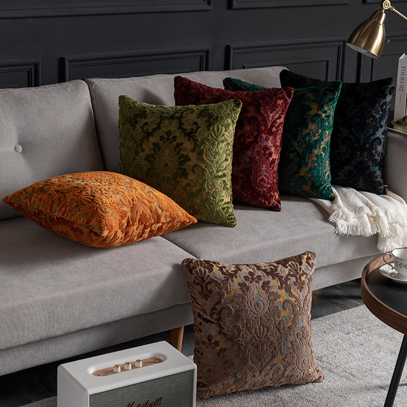 Recliner Sofa Cover - Sarung Bantal Sofa Beludru Mewah 45x45/50x50cm,