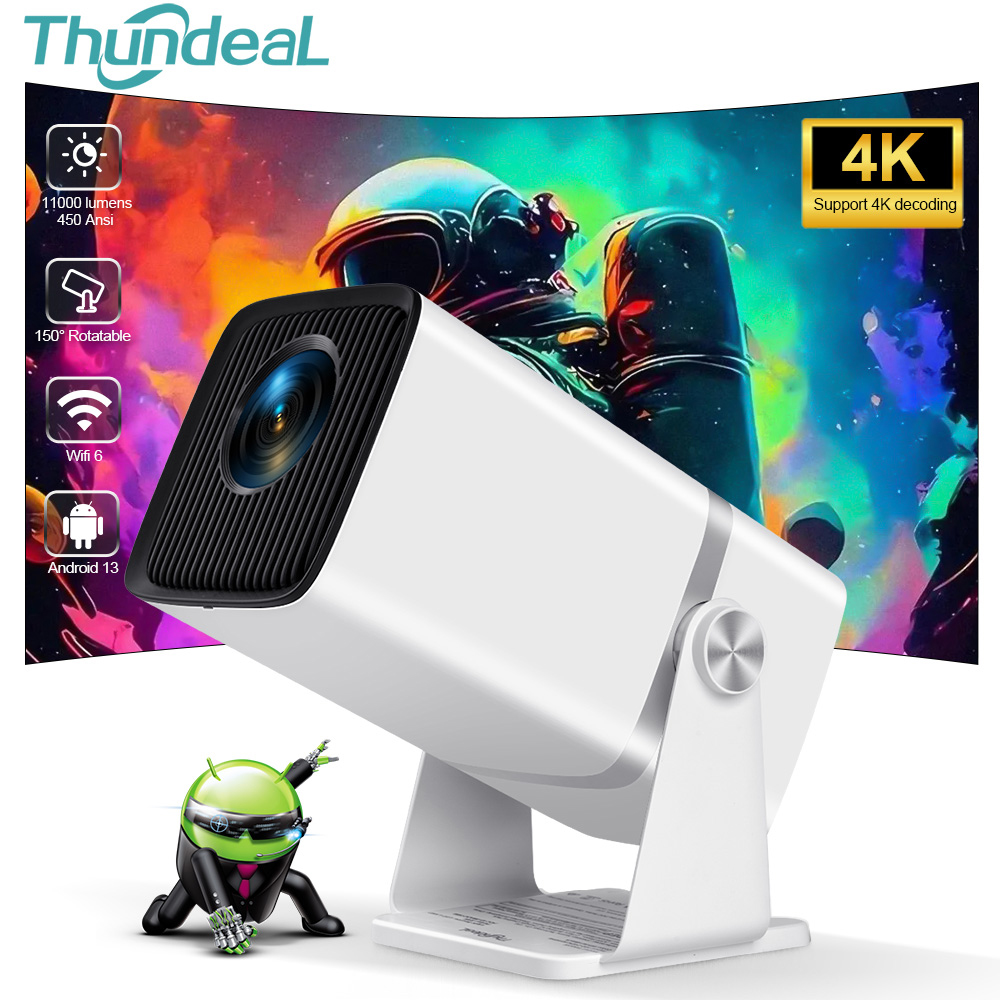 Home Cinema Complet - ThundeaL Proyektor 4K Full HD FHD