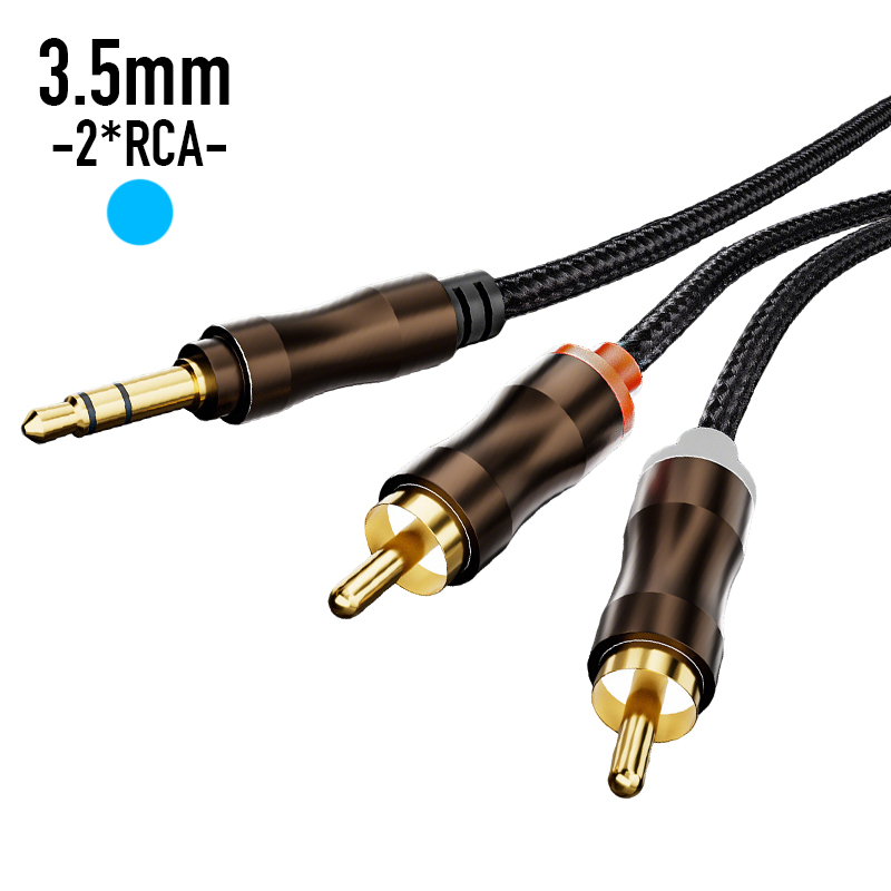 Home Cinema Equipment - Kabel Audio RCA Ke Jack 3.5mm