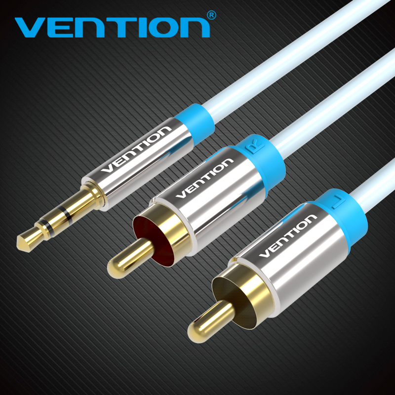 Home Cinema Choice - Vention Kabel RCA 3.5 untuk 2RCA