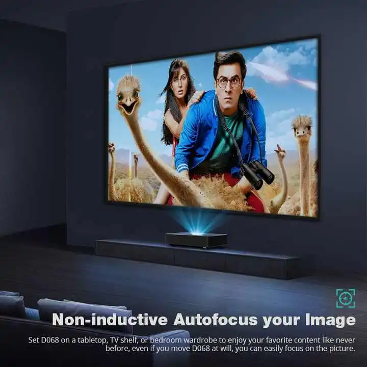 Proyektor Salange Terbaru D068 - Home Cinema Ultra Short Throw Projector ulasan dan harga