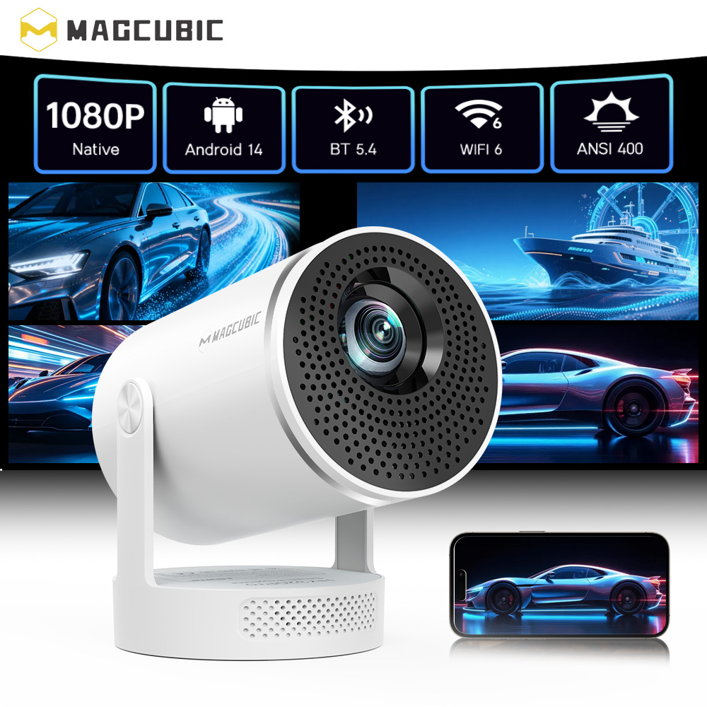 Proyektor Magcubic Android 14  - Home Cinema Complet ulasan dan harga