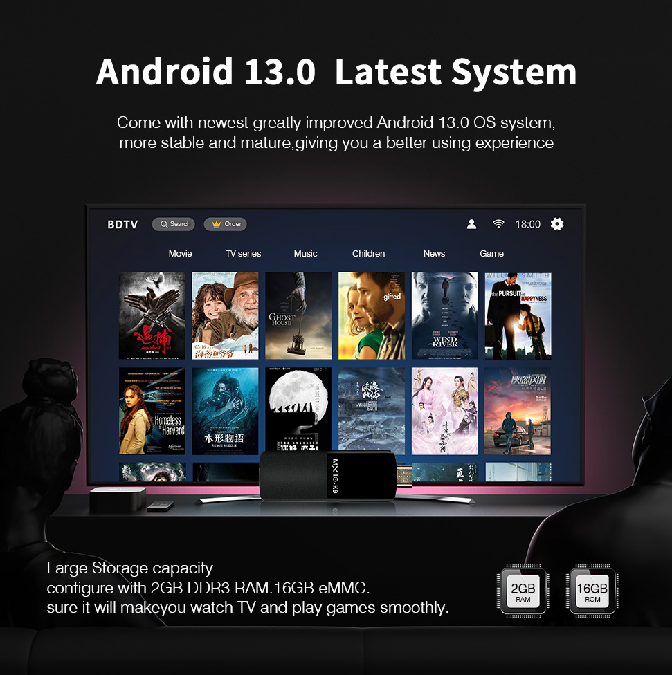 Stik TV Api Baru 4K OFBY K9 Al - Smart Tv Stick ulasan dan harga