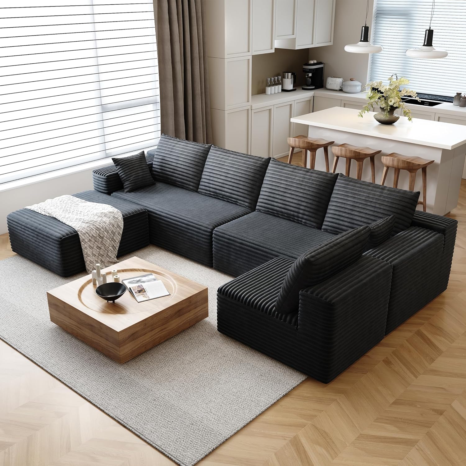 Sofa sectional bergaya awan, d - Recliner Sofa Cover ulasan dan harga
