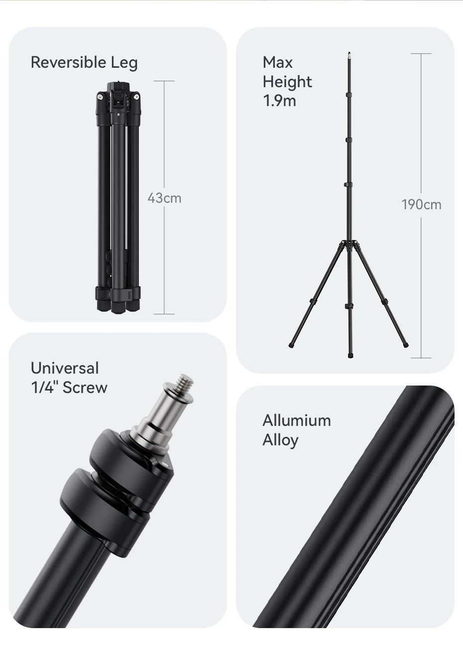 Ulanzi TT43 1.9M Tripod Penyan - Projector Tripod Stand ulasan dan harga