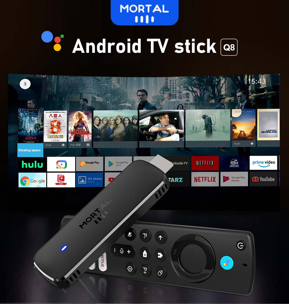 Android TV Stick Mortal Q8 Ver - Smart Tv Stick ulasan dan harga