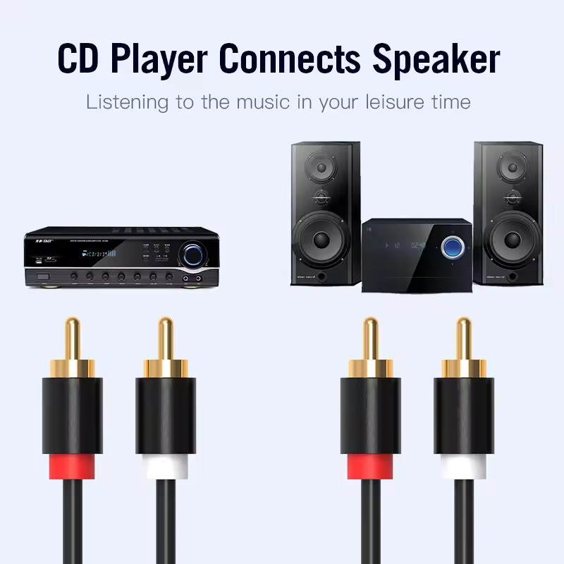 Kabel RCA Stereo HIFI 2RCA Ke  - Home Cinema Choice ulasan dan harga
