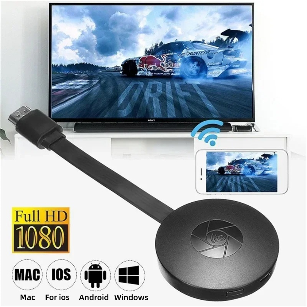 Dongle HDMI Nirkabel 1080P WIF - Smart Tv Stick ulasan dan harga
