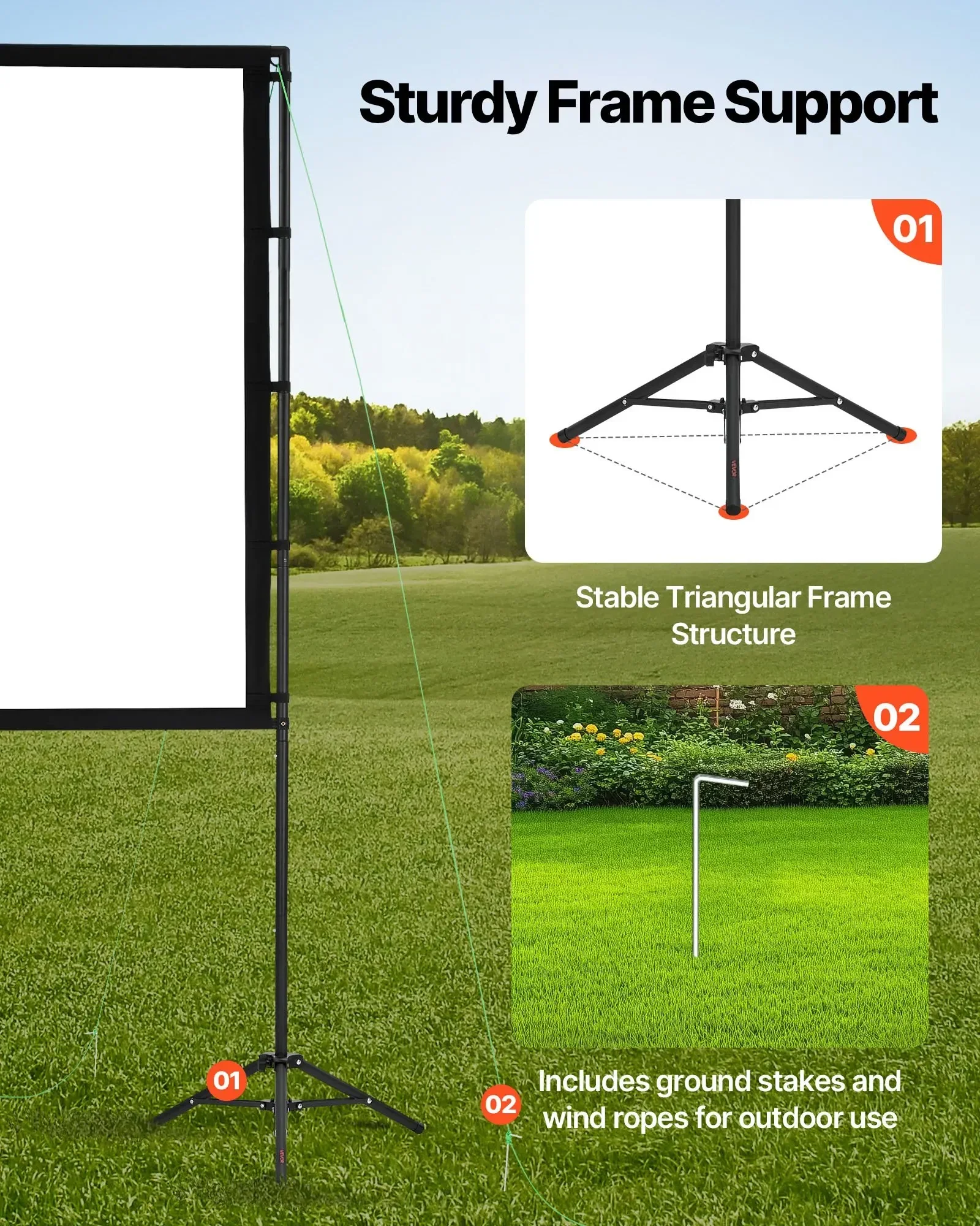 Layar Proyektor Tripod Dengan  - Projector Tripod Stand ulasan dan harga