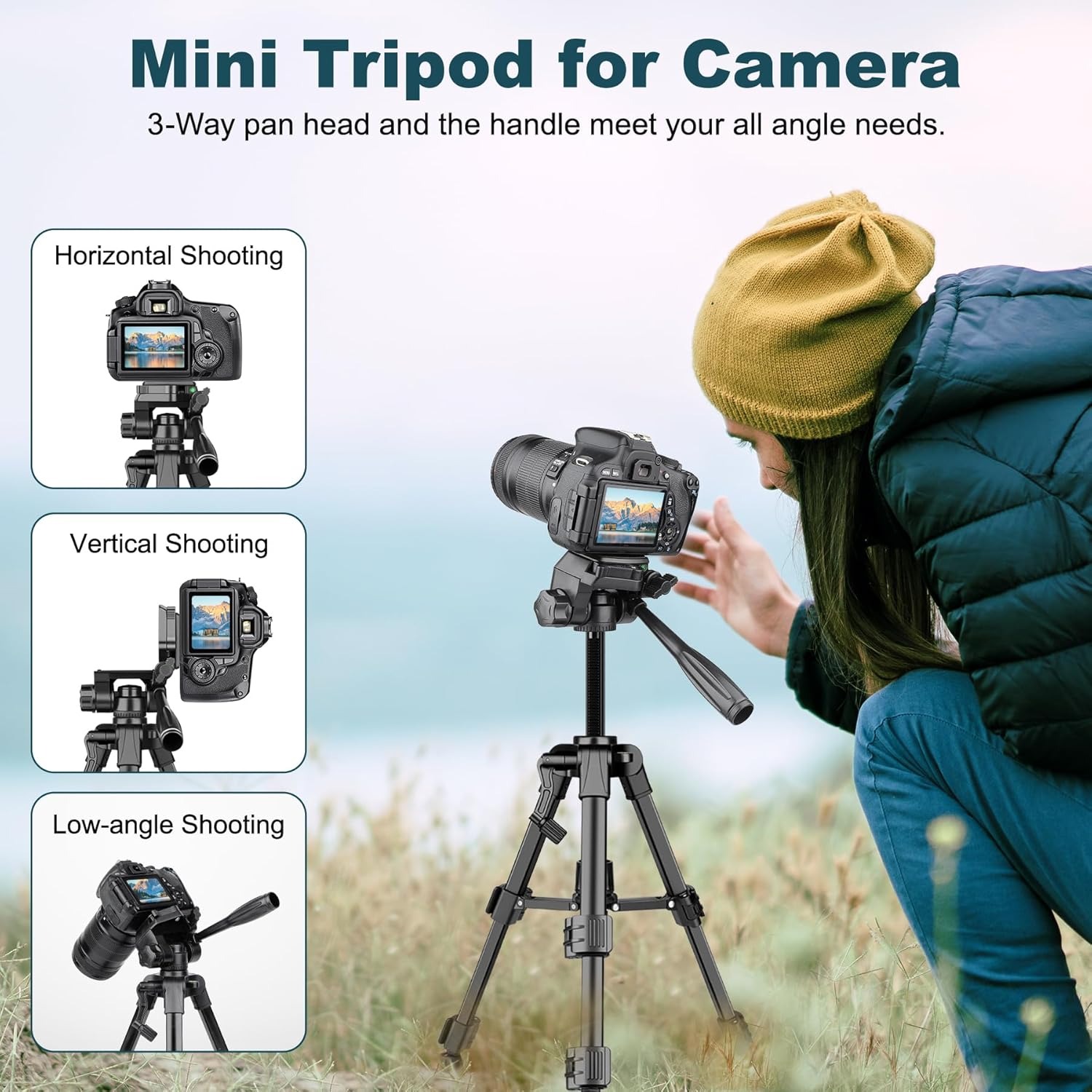 Tripod Mini untuk Kamera, Trip - Projector Tripod Stand ulasan dan harga