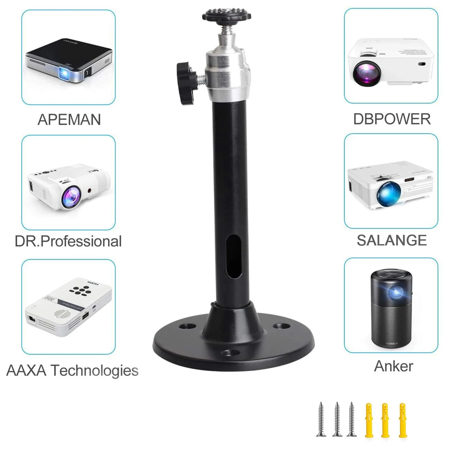 Braket Proyektor Salange 360 ° - Projector Mount Ceiling ulasan dan harga
