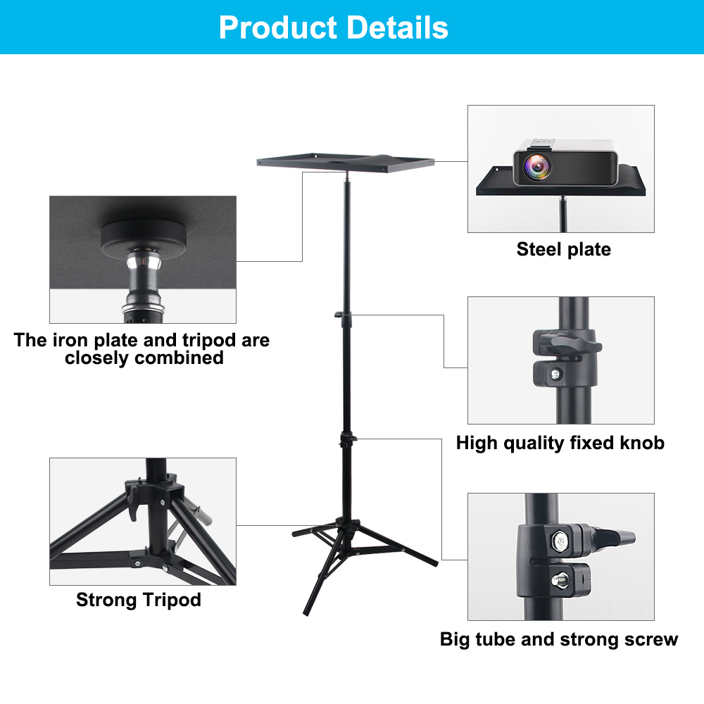 Proyektor Laptop portabel Univ - Projector Tripod Stand ulasan dan harga