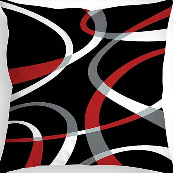 Sarung Bantal Lempar Geometris - Recliner Sofa Cover ulasan dan harga
