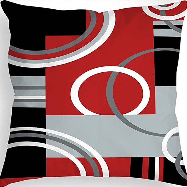Sarung Bantal Lempar Geometris - Recliner Sofa Cover ulasan dan harga