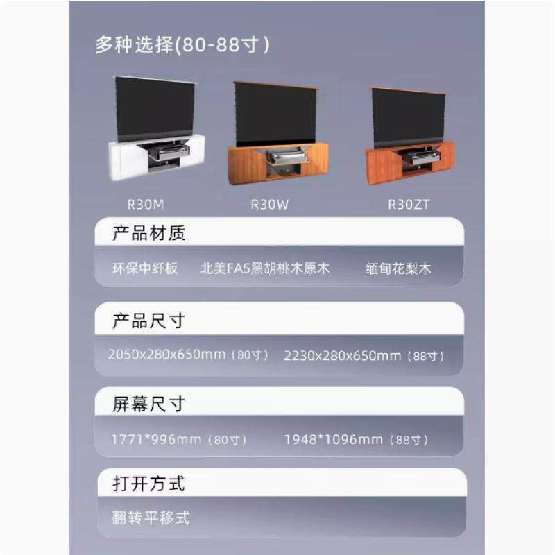 Shunhe, Disheng Screen R30 Inv - Home Cinema Hisense ulasan dan harga