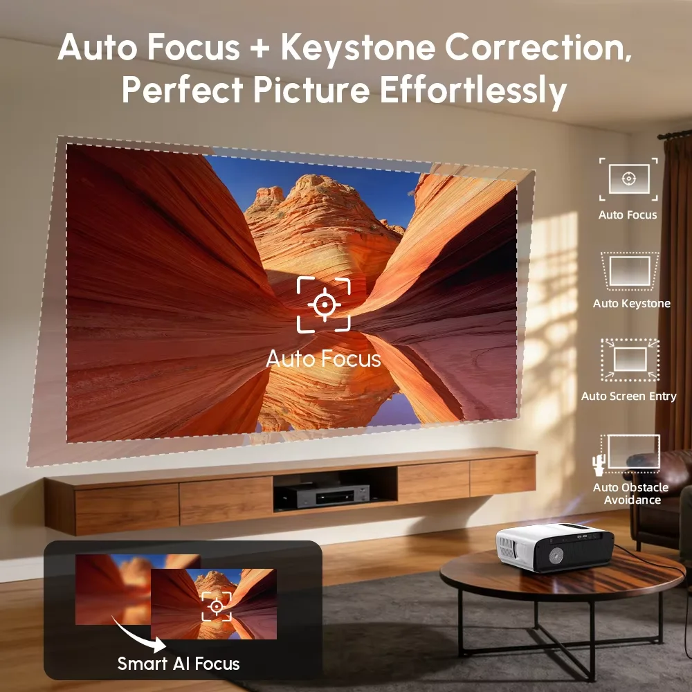 Proyektor NewA9S 4k Auto Fokus - Home Cinema Complet ulasan dan harga
