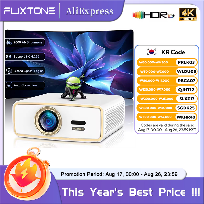 Proyektor Portabel Full HD Fli - Home Cinema Complet ulasan dan harga